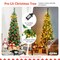 6.5 ft Slim Pencil Christmas Tree with 250 Warm White LED Lights and 708 PVC Tips